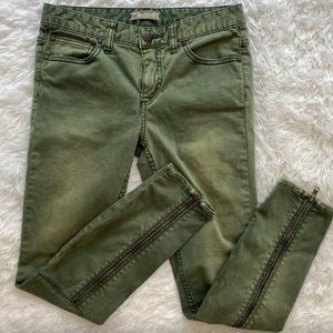 Free People Pants with ankle zippers